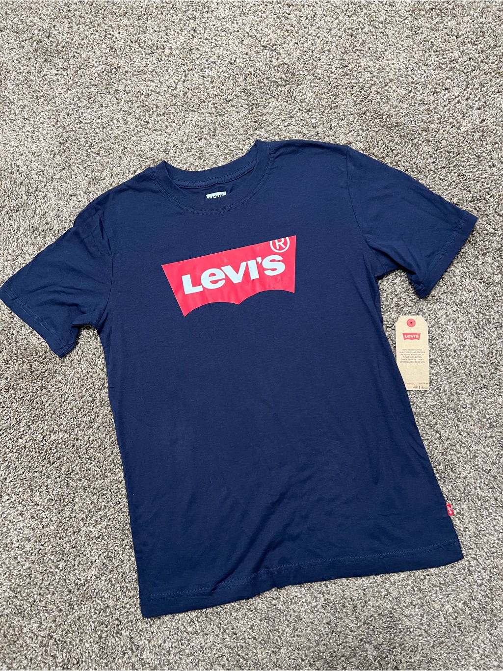 Levis Navy Blue Tshirt